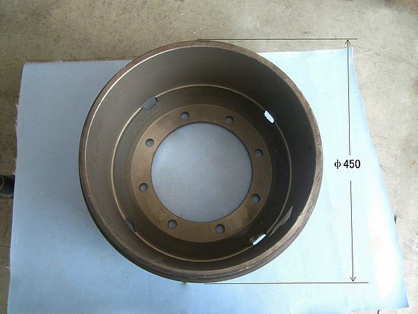 Rear brake drum