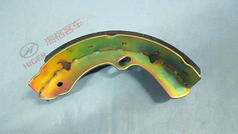 Chaussure de frein avec plaque de friction-1