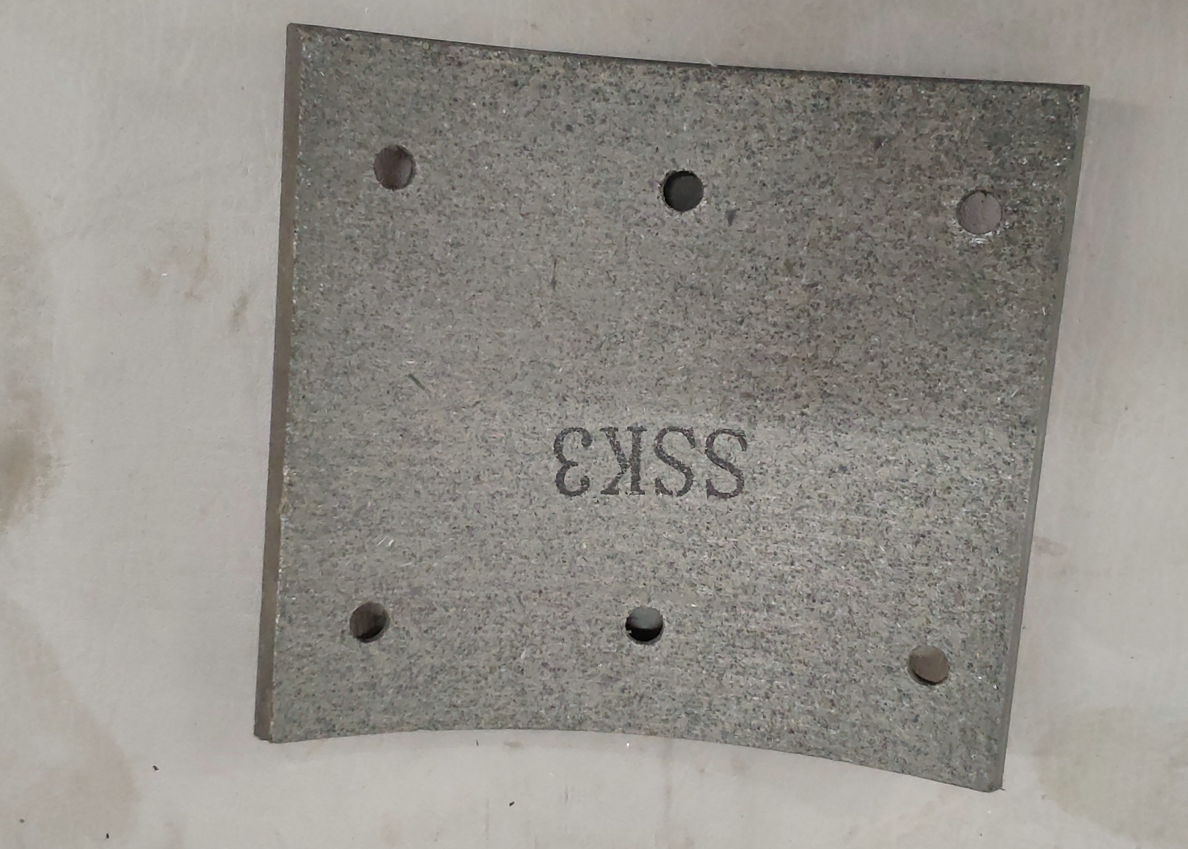 Rear brake friction plate