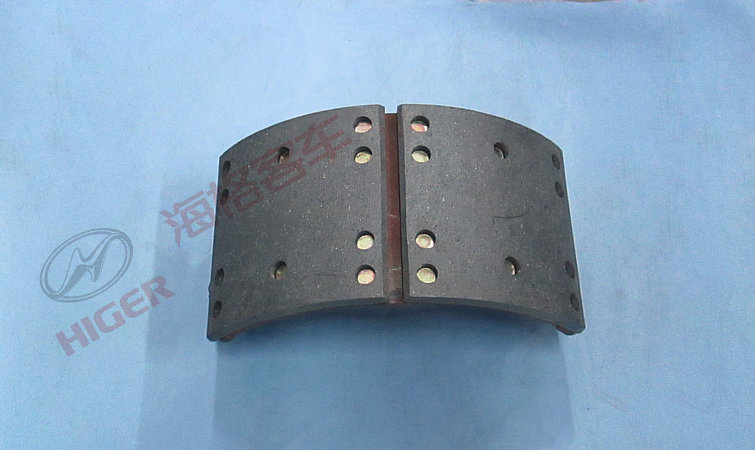 Ботинок заднего тормоза с кустарником в сборе-1