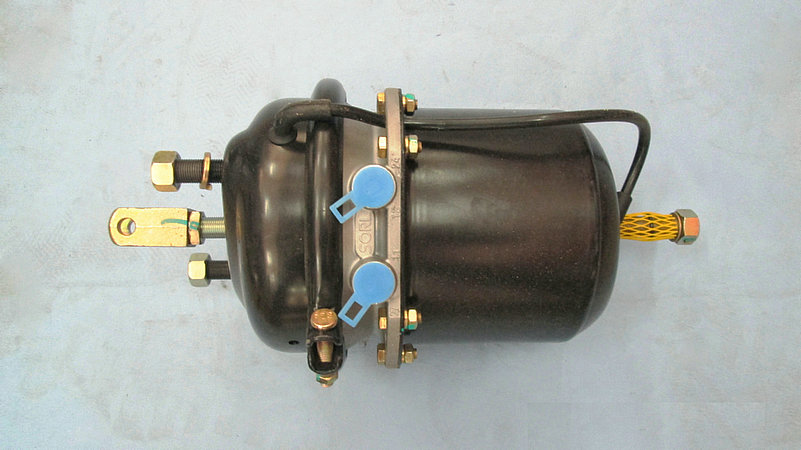 Rear left spring brake air chamber assembly