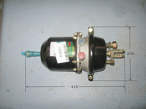 Rear right spring energy storage gas chamber assembly