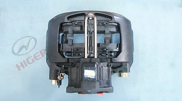 Тормоз в сборе с левым диском-1