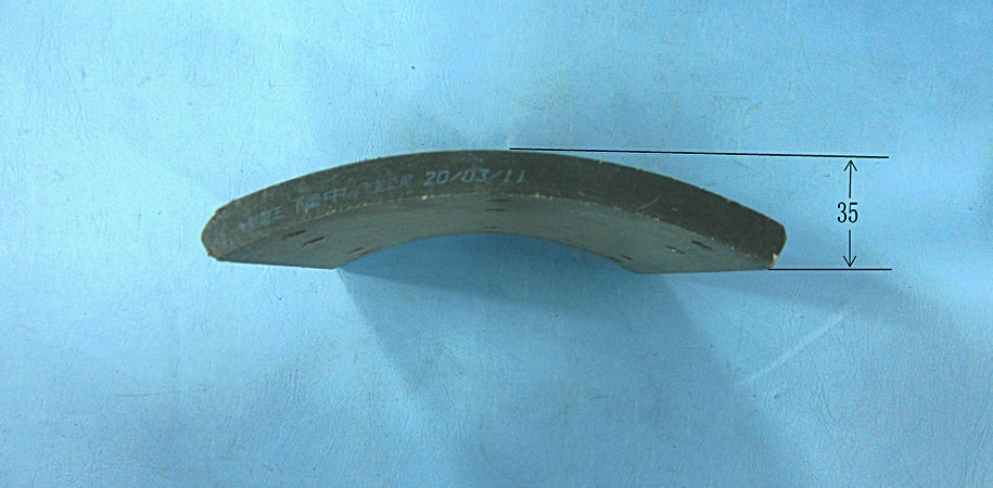 Задняя фрикционная пластина