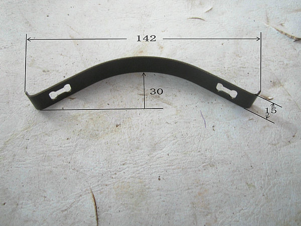 Brake block retaining spring