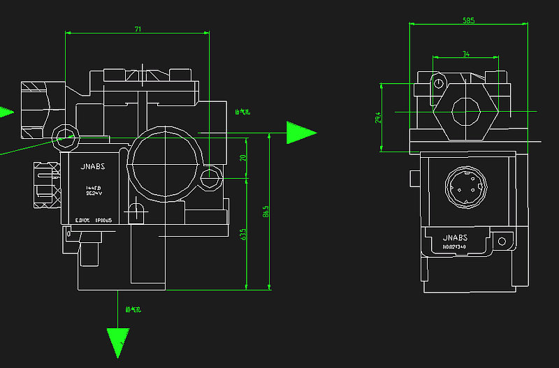 ABS solenoid valve