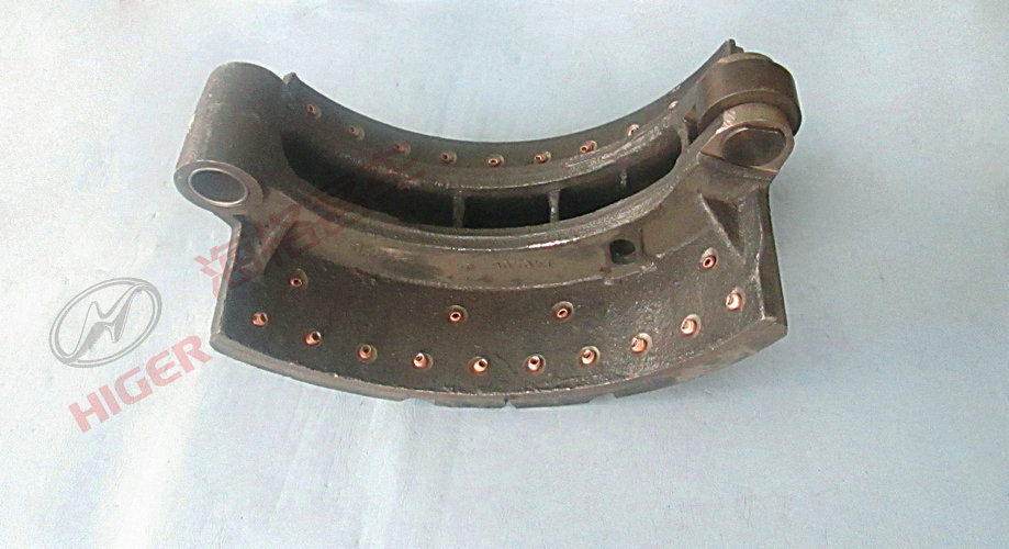 后下制动蹄及摩擦片带滚轮总成