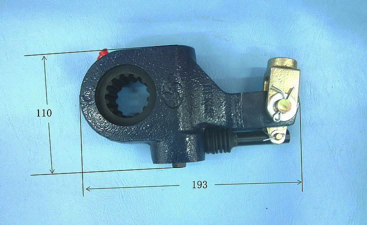 Rear right brake adjustment arm assembly
