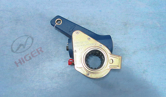 Rear brake adjustment arm assembly