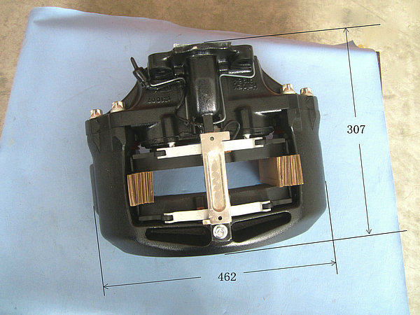 Left brake caliper assembly (Hander)