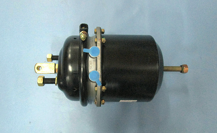 Rear left spring brake air chamber assembly