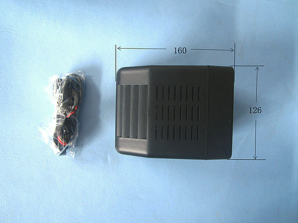 Rear view black and white monitor MB-4506 (AMP header-1