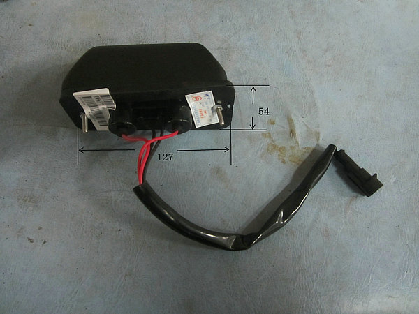 Rear license plate light