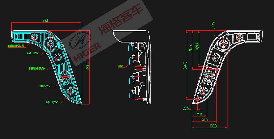 Левый задний комбинатор фонарей-1
