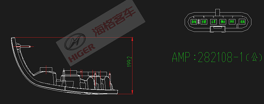 Левый задний комбинатор фонарей-2