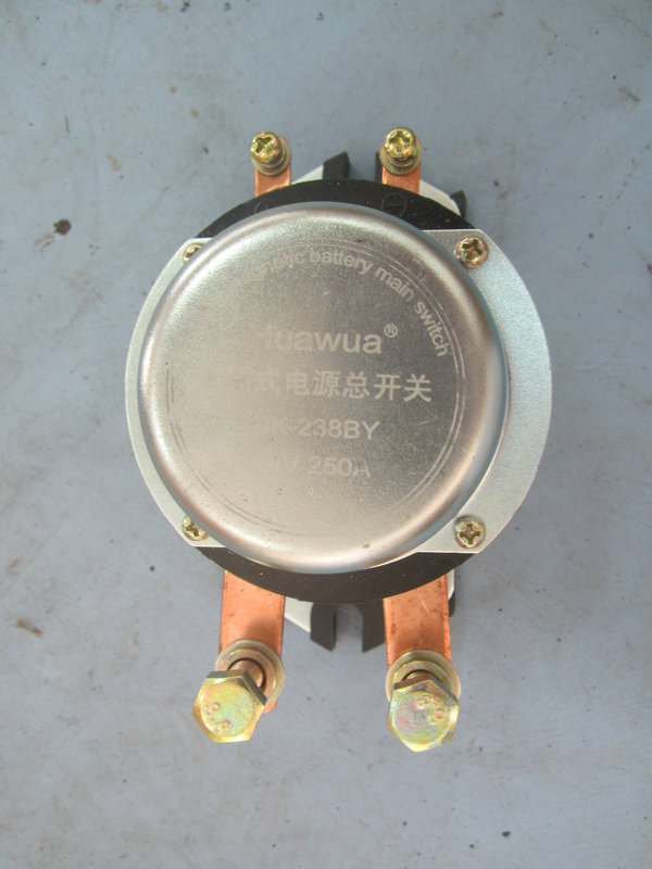 Electromagnetic power switch assembly