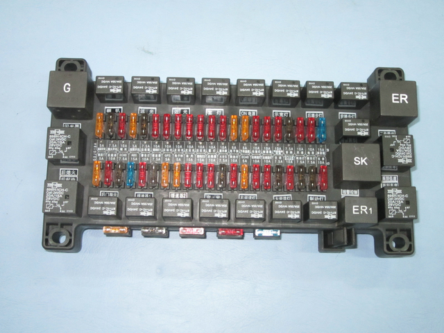 Front electrical control assembly