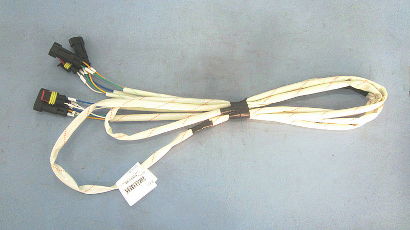 Engine cabin fire extinguisher wiring harness