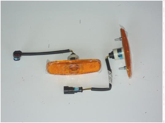 Side sign light (composite side reflector)