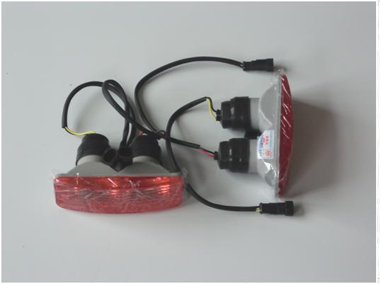 Left rear combination light (steer, profile)