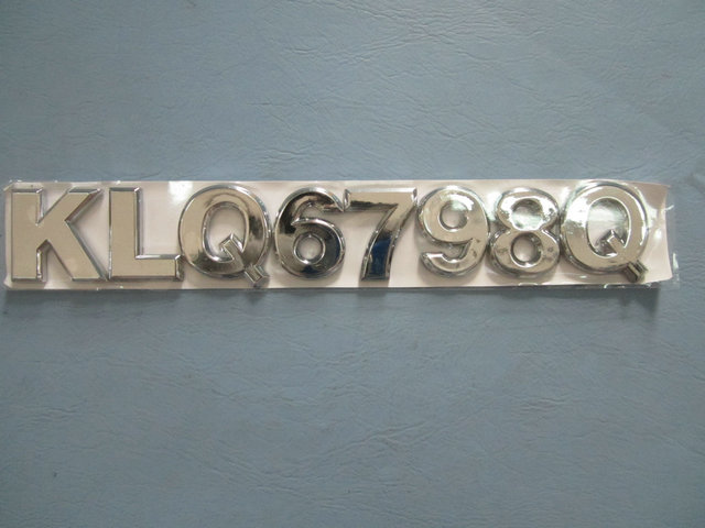 Signalisation (plaque modèle KLQ6798Q)