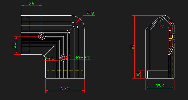 Oscillator corner (LED light strip)-1