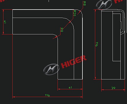 External corner wrapping (right angle beading)-1