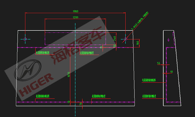 Front window glass (1200*240)