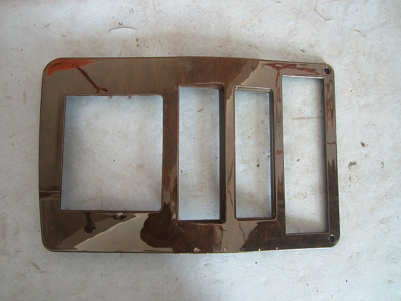 Audio imitation mahogany panel