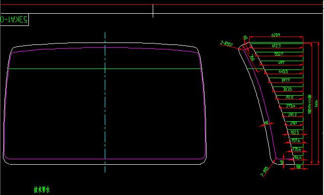 Verre de fenêtre avant