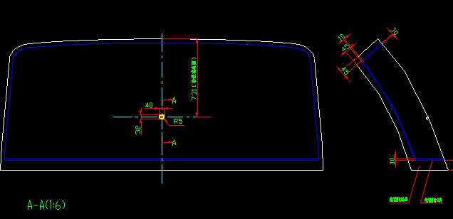 Front sightseeing glass