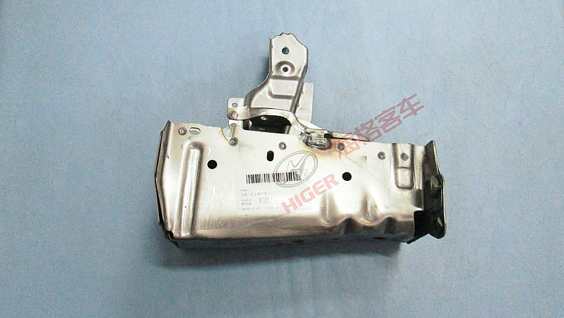 Welding assembly of front section of upper right buffer beam