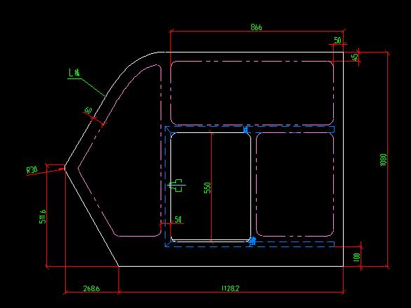 Side window (grey, built-in push and pull on the right tail)