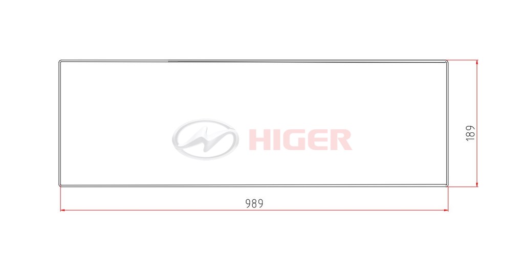 Verre (fermé sur la porte d'entrée)