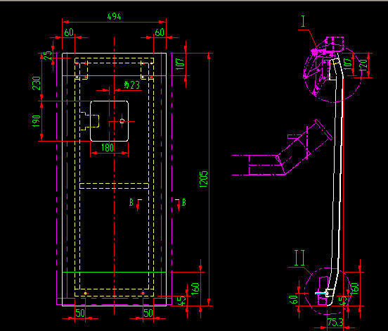 Fuel tank door (right)