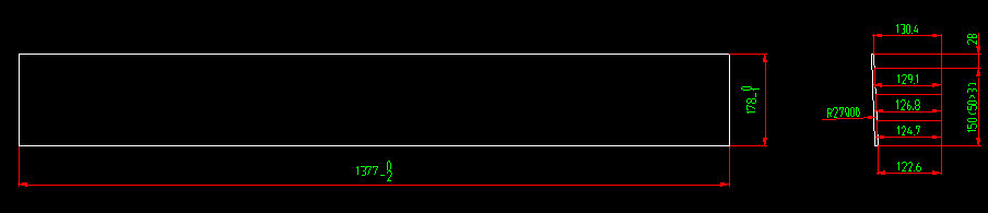 Fenêtre latérale (scellement supérieur à gauche)