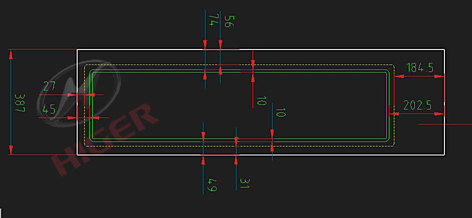 Side window (closed behind the driver's window)