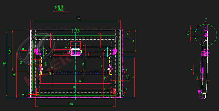 Luggage door (panel/first)