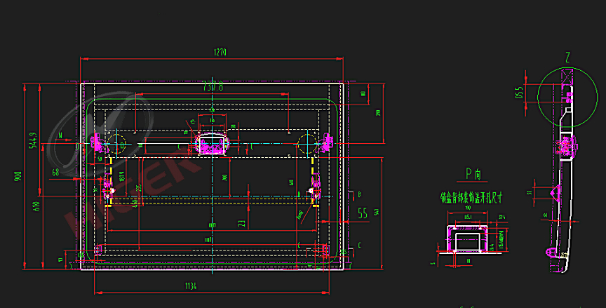 Luggage door (panel/first)