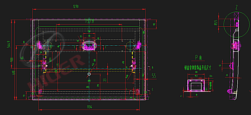 Luggage door (panel/second)