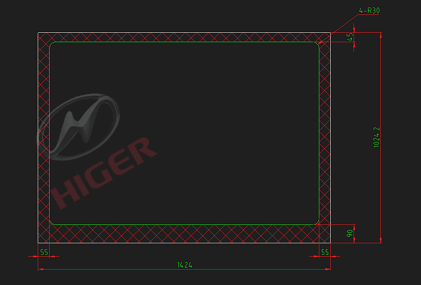Side window (other colorless single-layer sealed window)
