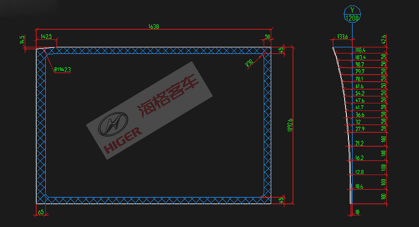 Боковое окно (печать одного слоя слева)