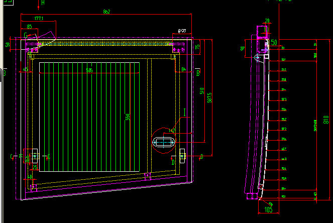 Боковая хвостовая люковая дверь (слева)-1