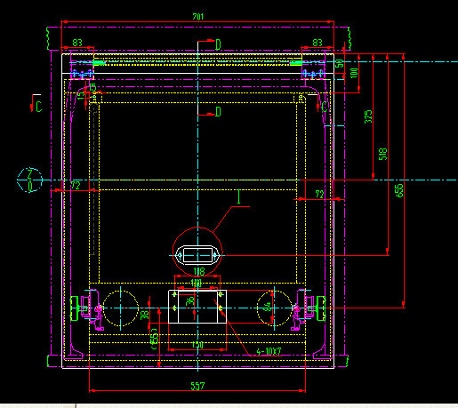 Rear wheel rear hatch (left)