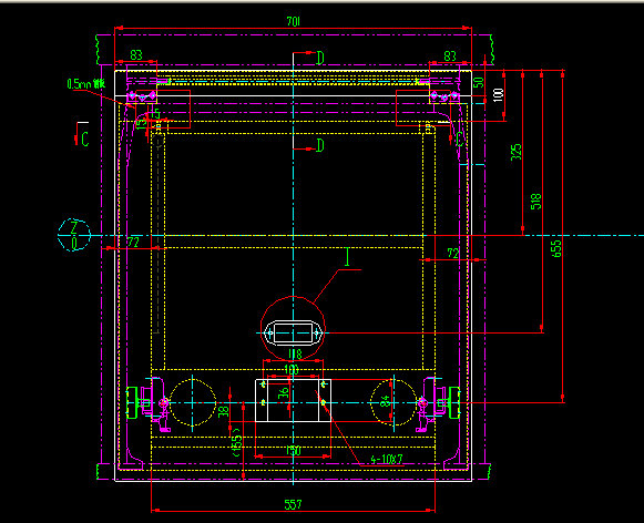 Rear wheel rear hatch (left)