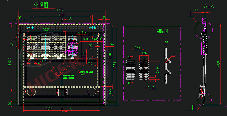 Luggage door (first on the left)