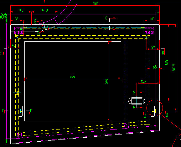 Side tail hatch door (left)