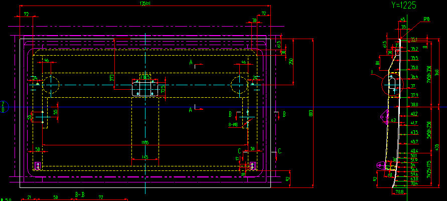 Luggage door (first/panel)