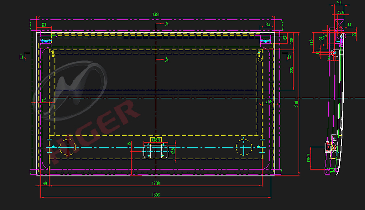 Luggage door (first)