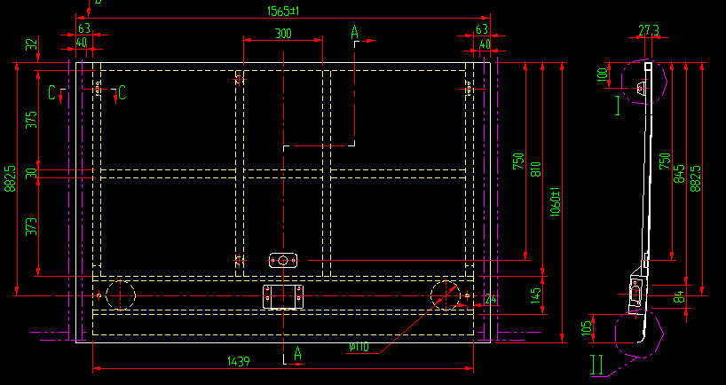 Luggage door (third)
